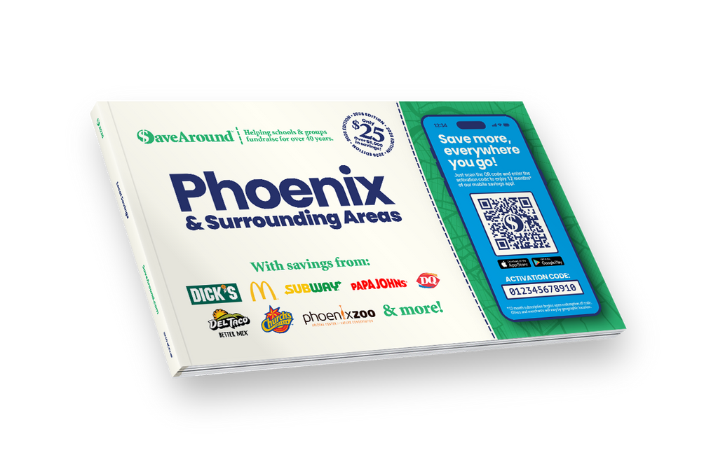 2026 Phoenix & Surrounding Areas SaveAround® Coupon Book