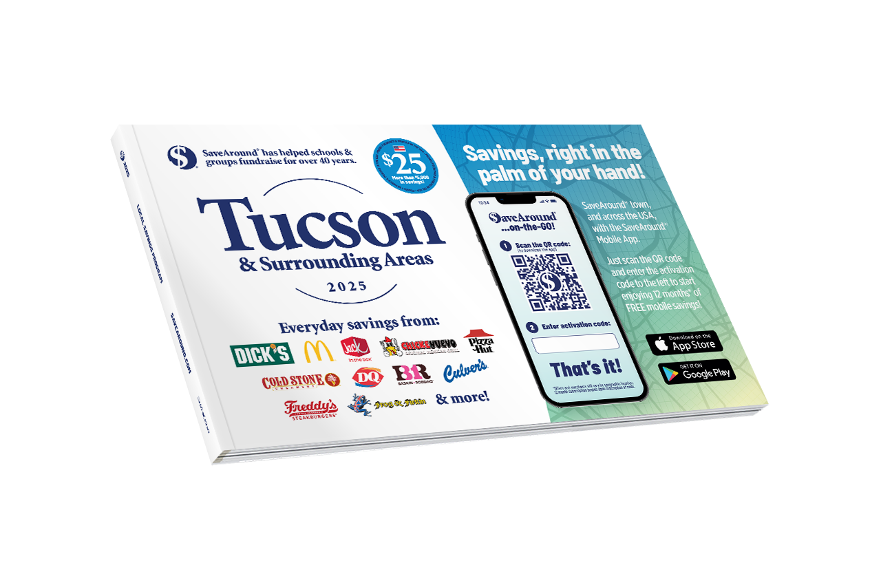 2025 Tucson & Surrounding Areas SaveAround® Coupon Book