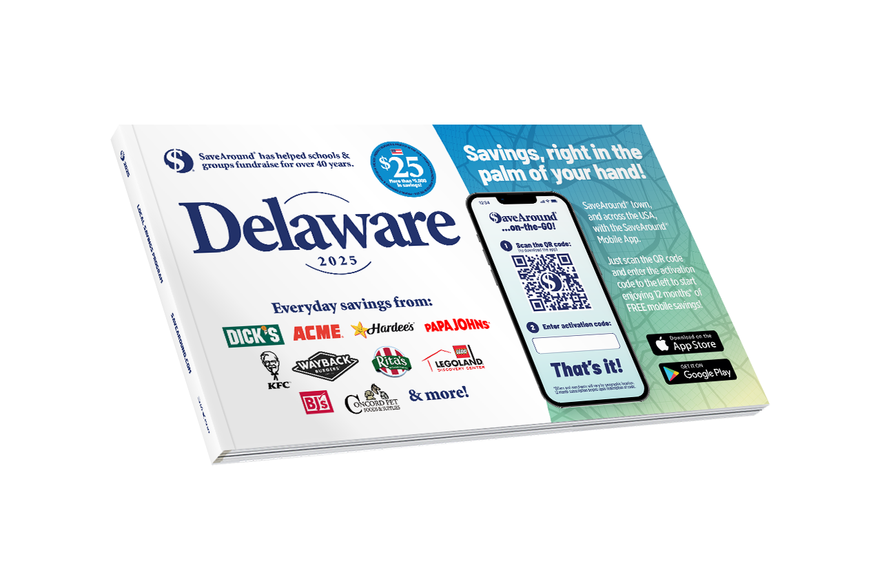 2025 Delaware SaveAround® Coupon Book