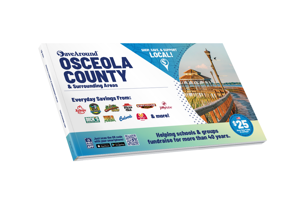 2024 Osceola County & Surrounding Areas SaveAround® Coupon Book