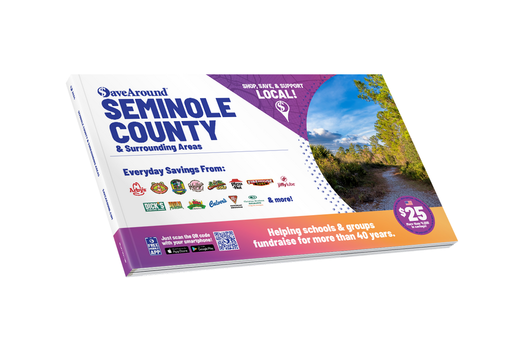 2024 Seminole County & Surrounding Areas SaveAround® Coupon Book
