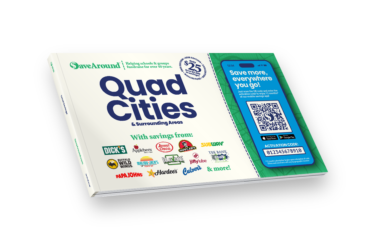 2026 Quad Cities & Surrounding Areas SaveAround® Coupon Book