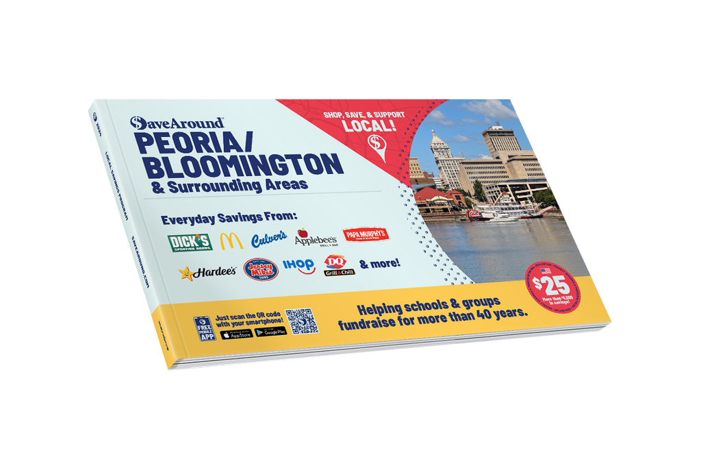 2024 Peoria/Bloomington & Surrounding Areas SaveAround® Coupon Book