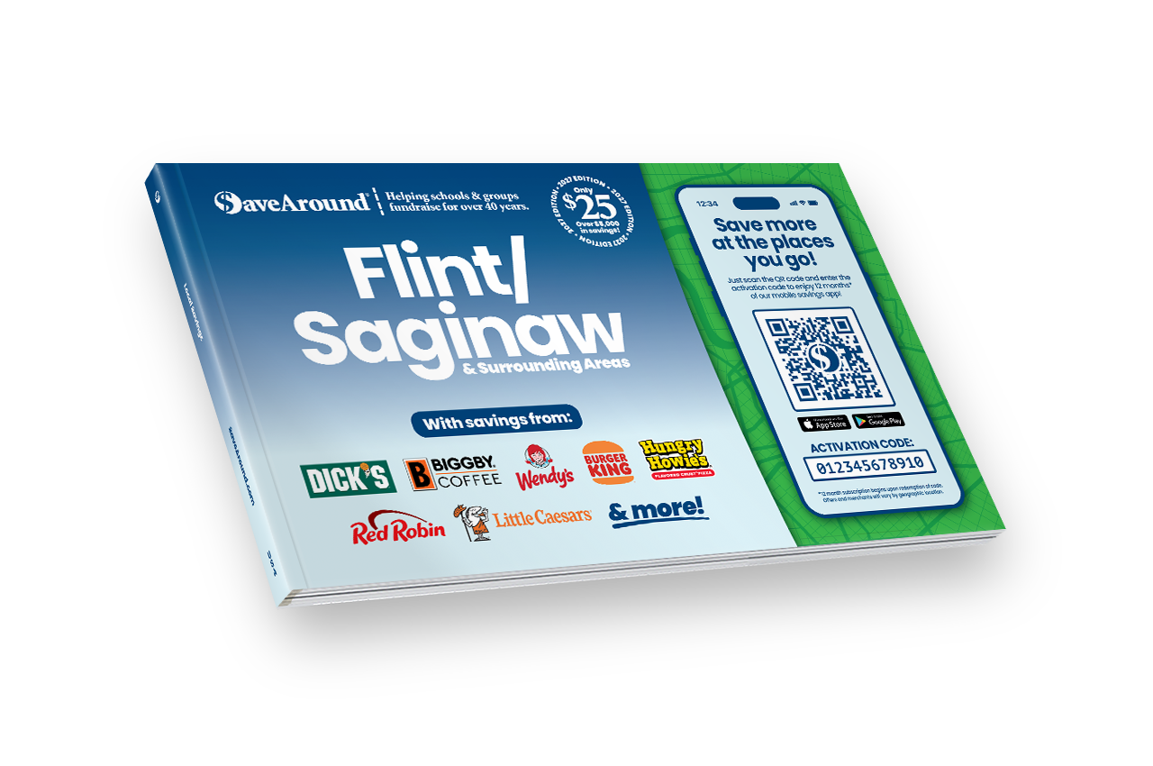 2027 Flint/Saginaw & Surrounding Areas SaveAround® Coupon Book