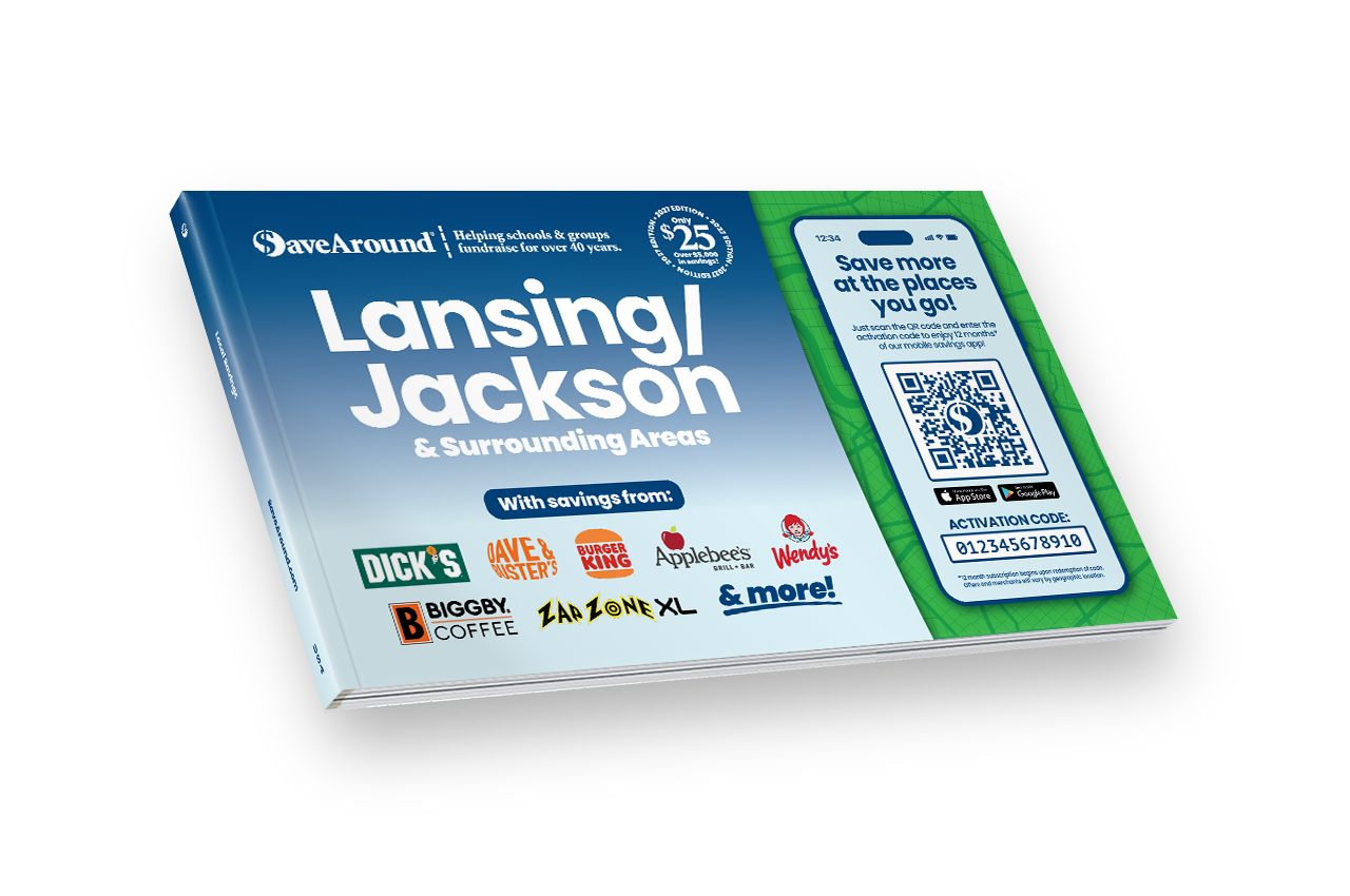 2027 Lansing/Jackson & Surrounding Areas SaveAround® Coupon Book