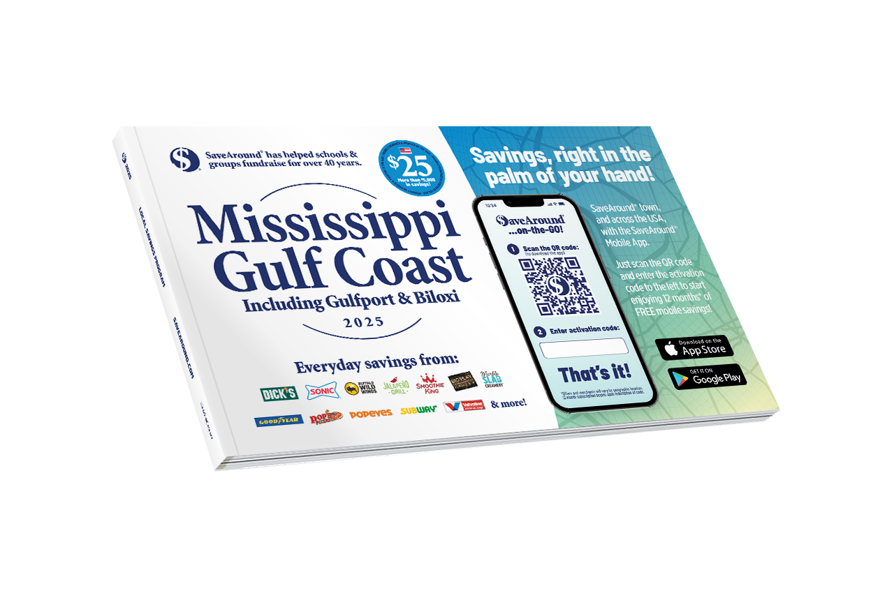 2025 Mississippi Gulf Coast SaveAround® Coupon Book