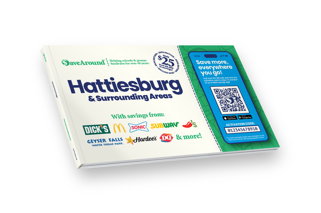 2026 Hattiesburg & Surrounding Areas SaveAround® Coupon Book