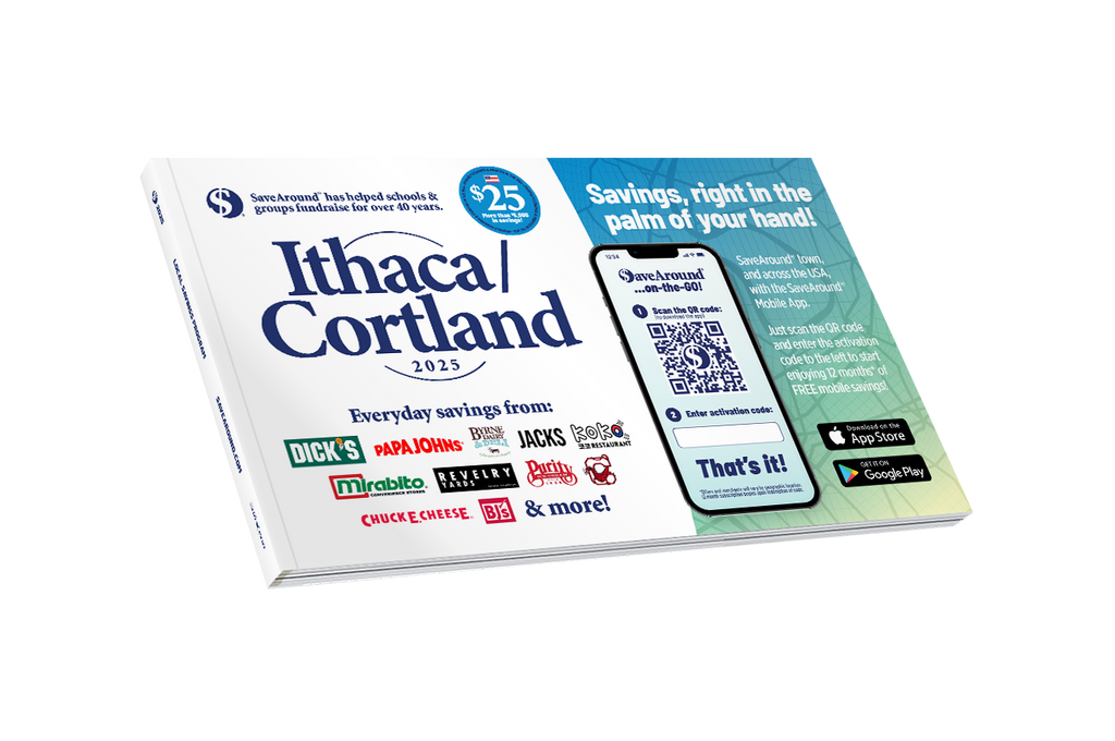 2025 Ithaca / Cortland SaveAround® Coupon Book