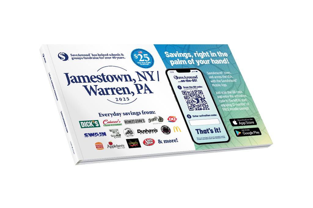 2025 Jamestown, NY / Warren, PA SaveAround® Coupon Book