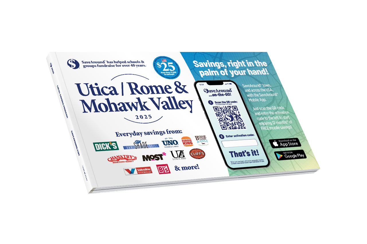 2025 Utica / Rome & Mohawk Valley SaveAround® Coupon Book