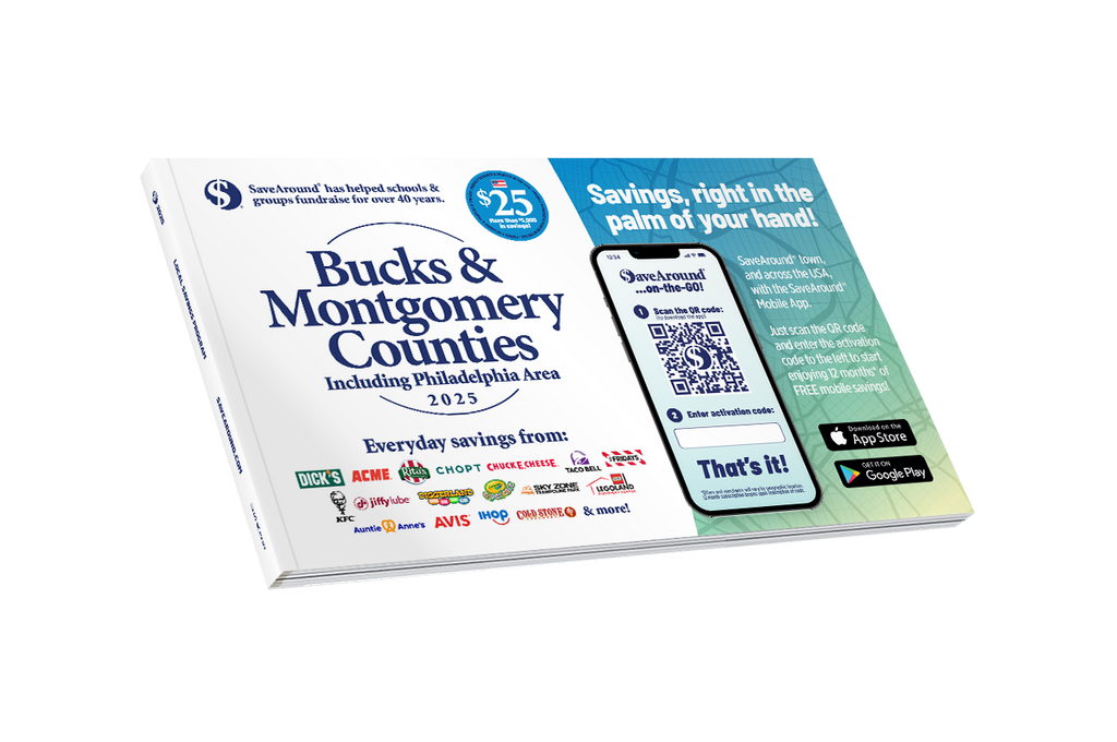 2025 Bucks & Montgomery Counties SaveAround® Coupon Book