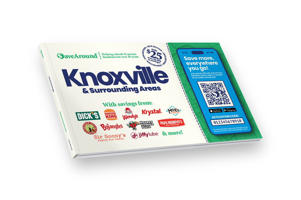 2026 Knoxville & Surrounding Areas SaveAround® Coupon Book