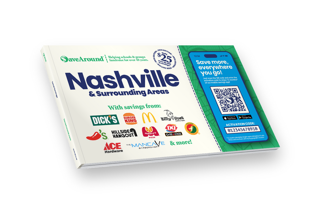2026 Nashville & Surrounding Areas SaveAround® Coupon Book